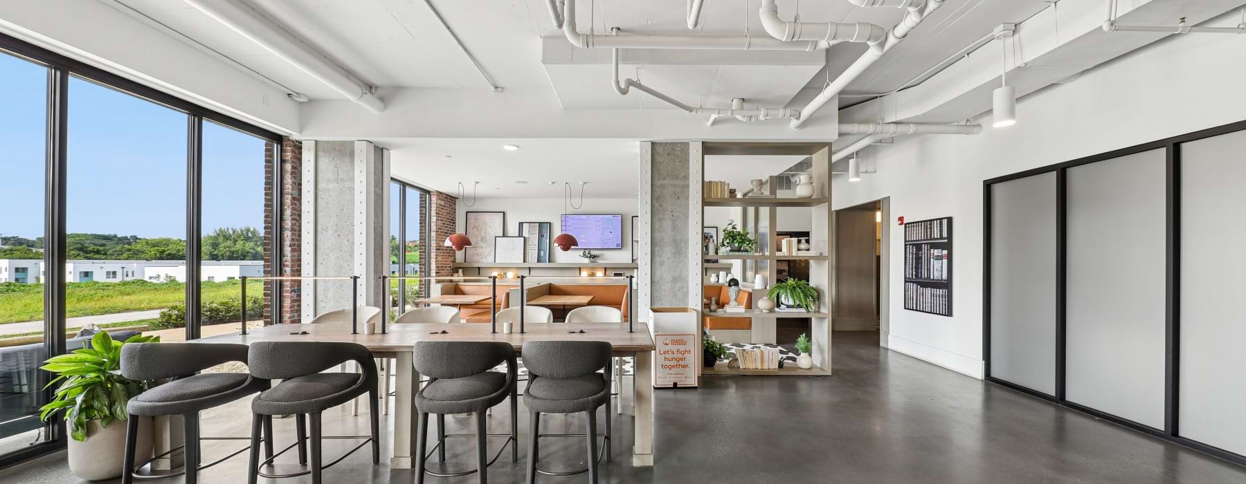Coworking space at The Boulevard at Grant Park apartment community in Atlanta, GA